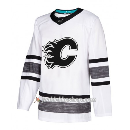 Miehille NHL Calgary Flames Pelipaita Blank Valkoinen 2019 All-Star Adidas Authentic